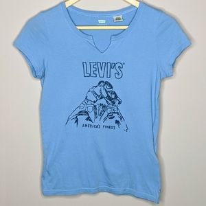 Levi's Short Sleeve Cowboy Western Graphic Tee